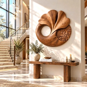 Wood Handicraft Artwork Handmade <b>Wall</b> Sculpture Unique Art Deco Style <b>Hanging</b> <b>Wall</b> <b>Decor</b> <b>Wall</b> <b>Hanging</b> Art Sculpture Home <b>Decor</b> - Product Image 1