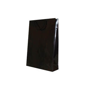 Sac en papier kraft pliable de luxe en carton blanc avec estampage à chaud pour emballage en gros - Product Image 3