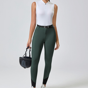 Pantalones de Montar para Mujer, Cintura Media, Cierre de Cremallera, Cómodos, Ligeros, Transpirables, Largos, Alta Calidad, 2026, Personalizados - Product Image 1