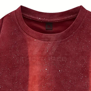 Servicio OEM, Camisetas Extra Grandes Personalizadas para Hombre, Diseño Personalizado, Sublimación, Transpirables, 100% Algodón, Cuello Redondo, Únicas - Product Image 3
