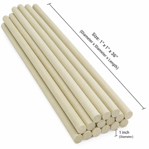 Tiges en bois massif sur mesure, bâtons en bois dur de précision pour la fabrication de meubles et l'artisanat du bois - Product Image 2