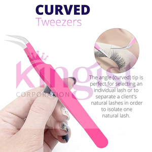 แหนบต่อขนตาคุณภาพดีที่สุด ขายส่งชุดแหนบต่อขนตาพร้อมโลโก้สั่งทำ - Product Image 4