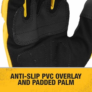 Guantes Mecánicos Amara de Cuero Sintético Reforzado, Resistentes a Impactos, Antiestáticos y Duraderos para Uso General - Product Image 6