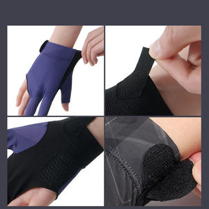 Manufacturers Wholesale Anti-wear 3 Finger Billiards <b>Gloves</b> <b>Pool</b> Cue <b>Gloves</b> Snooker Cue <b>Gloves</b> Left-handed and Right-handed - Product Image 4