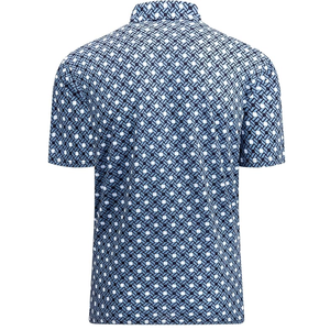 Chemises polo, chemises polo pour hommes en gros, nouveau design, logo personnalisé imprimé, chemises polo personnalisées à motifs floraux pour hommes - Product Image 4