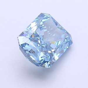 Diamant CVD bleu vif fantaisie taille radiant, clarté VS1, polissage excellent, pierre précieuse de laboratoire pour la fabrication de bijoux, conception personnalisée - Product Image 4
