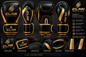 Guantes de Boxeo de PU Rosa y Blanco con Cierre de Velcro, Unisex, para Entrenamiento de Boxeo, Sparring, MMA, con Logotipo Personalizado - Product Image 3