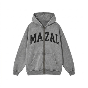 Ventes en gros de sweats à capuche pour femmes avec fermeture éclair bidirectionnelle, personnalisation de la marque, marque de mode, étiquette privée, livraison rapide - Product Image 5