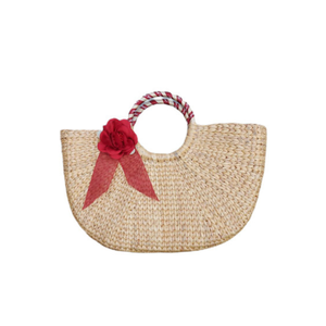 HIGH QUALITY Sustainable Fashionable Rattan <b>Handbag</b> Hot Selling Eco Friendly Durable Handmade Woven Summer Beach Bag Supply - Product Image 1