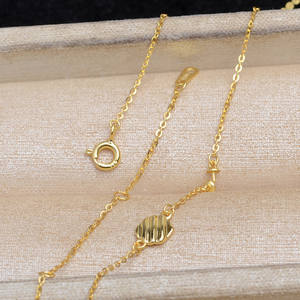 Collier en argent 925, support vide, accessoires de bricolage, bijoux en perles, 6-9 ensembles, composants de bijoux à trou traversant - Product Image 3