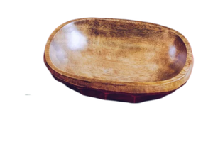 ชามใส่เทียนแบบเรียบง่ายทำจากไม้ทรงรีสำหรับตกแต่งบ้านงานคริสต์มาสงานแต่งงานงานวันเกิดผู้จำหน่ายจากอินเดีย - Product Image 4