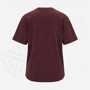 T-shirt en coton pour femme de qualité supérieure, style décontracté, couleur personnalisée, coton uni respirant, t-shirts pour femme, mode estivale - Product Image 2