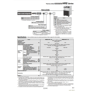 Thermo-refroidisseur pneumatique SMC HRS012-W-20-MT équipement de refroidissement haute performance - Product Image 1