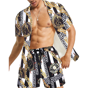 OEM ฤดูร้อนเย็นที่กําหนดเองการพิมพ์ระเหิดฤดูร้อนชุดบุรุษบอร์ดชายหาดฤดูร้อนชุด - Product Image 6