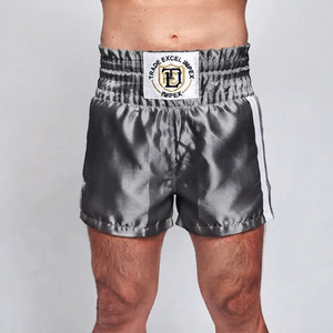 Trade Excel Impex, Crea Tus Propios Shorts de Boxeo MMA, Impresión Personalizada con Logotipo Frontal, Ropa Deportiva de Satén para Gimnasio, Muay Thai, 100% Poliéster - Product Image 4