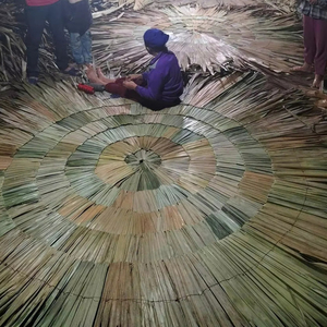 Sombrilla Plegable de Techo de Paja para Jardín/Patio de 2.1m, Fabricada en Vietnam, Venta al por Mayor para Exportación - Product Image 1