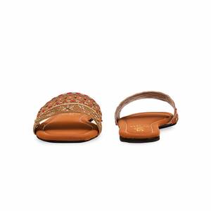 Marron EC0159 Fantaisie Sports pour Pantoufles Pantoufles Confortables et Élégantes - Product Image 2