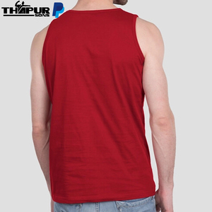 Débardeur de sport côtelé sans manches pour homme, haute qualité, ajusté, pour la course, la gym et le fitness - Product Image 4