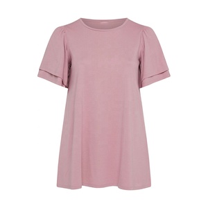T-shirts pour femmes à col en U, 230 g/m², coupe ajustée, design estival audacieux, personnalisables avec logo, vente en gros - Product Image 1