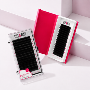 ถาดขนตาปลอม Charmlash ขายส่ง ขนตาต่อแบบแคชเมียร์ ผู้จำหน่ายขนตาต่อ ขนตาแบบโค้งงอน น้ำหนักเบา คุณภาพสูง PBT - Product Image 5