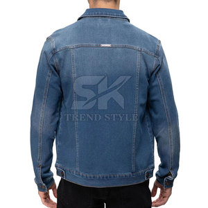 Chaqueta de Mezclilla para Hombre, Estilo Moderno, Ligera, Cómoda, Diseño Inspirado en las Tendencias, para Uso Diario, Chaqueta de Invierno - Product Image 3
