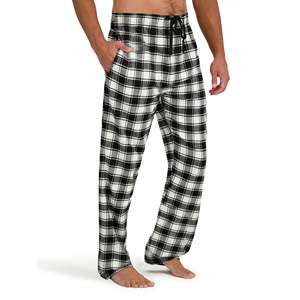 Pantalon de pyjama à carreaux pour homme, léger et décontracté, bas de pyjama, vente en gros, OEM, logo personnalisé, nouveaux produits très demandés - Product Image 1