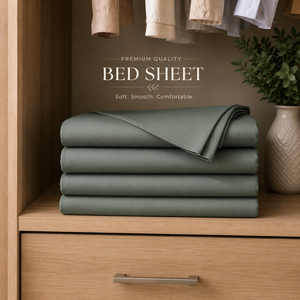 Juego de Sábanas de Bambú Premium 300TC Color Verde Niebla, Ultra Suaves, Frescas, Transpirables y Ecológicas, Ropa de Cama de Lujo para Hotel, Venta al Por Mayor y Exportación - Product Image 6