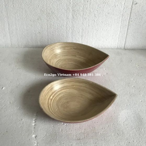 Plaque en bambou filé écologique/Plaque en bambou réutilisable/Plaque en bambou filé Vietnam avec logo laser gravé Fabriqué par Eco2go Vietnam - Product Image 4