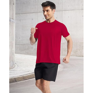 Camiseta de Compresión de Manga Corta para Hombre, Protección Solar UV SPF 50+, Secado Rápido, Color Rojo, para Natación y Surf, Venta al Por Mayor - Product Image 5