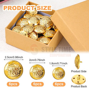 Strong Construction And Precise Details For Garment Manufacturing Steel <b>Buttons</b> Made In Pakistan - Product Image 5