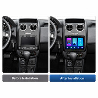 Autoradio Android HANTUE Carplay Écran QLED 8 pouces RGB 4G 64G Android 15 Stéréo multimédia pour Renault Dacia 2013-2017