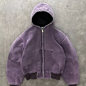 Sudadera con Capucha Resistente para Hombre, Mezcla de Algodón, Bolsillo Tipo Canguro, Capucha Ajustable, Estilo Casual para Exteriores - Product Image 4