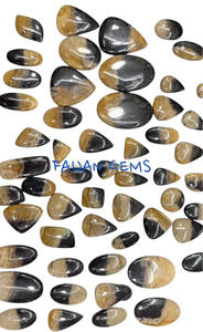 Racine de palmier naturelle Cabochon de pierres précieuses en vrac en forme de mélange poli cristal de toutes tailles pour la fabrication de pendentifs de bijoux - Product Image 3