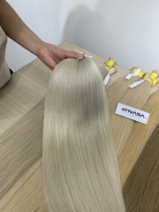 Wholesale Luxury Vietnamese <b>Hair</b> Extensions 20-Inch Bulk Natural <b>Hair</b> Color Strong & Silky Virgin Super Double Drawn 100 Grams - Product Image 4