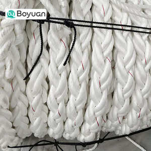 Corde marine <span class=keywords><strong>super</strong></span> épaisse à 8 brins de 120 mm en polypropylène et polyester mélangés pour l'amarrage de grands navires et le stationnement - Product Image 2