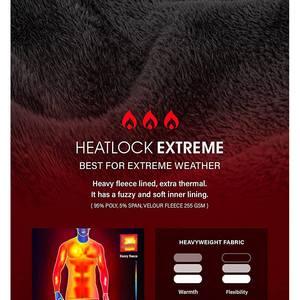 RABUSH SPORTS - Traje de Neopreno para Hombre, Nuevo Estilo, Poliéster, Microfibra, Elastano, Absorbe la Humedad, Grueso, Transpirable, Manga Larga - Product Image 6