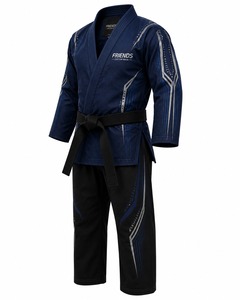Kimono de BJJ para Hombre, Pantalones Azul Marino y Negro con Estampado por Sublimación, Secado Rápido, Corte Regular, Ropa de Artes Marciales para Adultos - Product Image 2