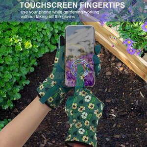 Gants de jardinage avec poignée flexible pour les activités de jardinage et d'entretien extérieur, gants de travail de jardin - Product Image 4