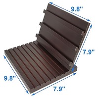 Support de présentation de médailles sur mesure de grande taille avec socle en bois, gravure écologique, impression UV, design élégant pour la décoration de la maison