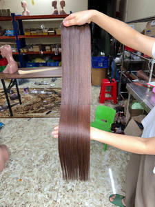 Extensiones de Cabello Humano Vietnamita Liso Natural, Trama Doble a Máquina, Puntas Gruesas, Color Marrón, 100 Gramos - Product Image 2
