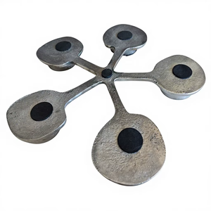 Modern 5 Arm Metal <b>Tealight</b> Candle <b>Holder</b> Decorative Table Centerpiece Multi Candle Stand Home Decor - Product Image 1