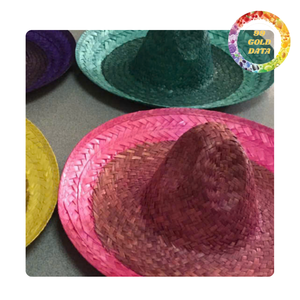 Sombrero Mexicano Tejido Colorido, Sombrero Panamá de Seagrass, Unisex, para Todas las Estaciones, Eventos de Verano, Playa y Vacaciones - Product Image 2