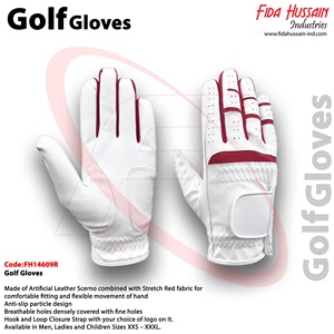 Venta al por mayor de guantes de golf de cuero suave de calidad superior de tela elástica personalizada y cómodo ajuste perfecto logotipo personalizado para los hombres - Product Image 6