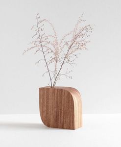 Juego de jarrones cilíndricos altos de madera, hechos a mano, minimalistas, para flores, decoración de mesa, hogar y estantería. - Product Image 5
