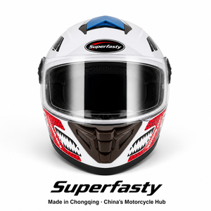 Caschi per Moto in Materiale ABS Personalizzati, Impermeabili per Uso in Tutte le Stagioni, Prodotti in Cina - Product Image 4
