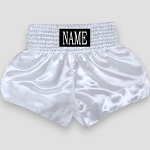 Nuevos Shorts de Lucha Personalizados con Logotipo Frontal, Último Diseño, Shorts de Boxeo, MMA, Artes Marciales, Muay Thai, Color y Talla Personalizables, Secado Rápido, Transpirables - Product Image 3