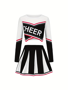 Tenue de Cheerleader Sublimée Personnalisée pour Femme – Ensemble Haut et Jupe – Tenue de Cheerleading Compétition – Fournisseur OEM - Product Image 6