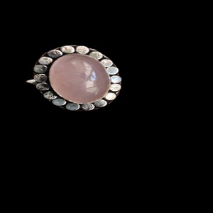 Wholesale Beautiful Super Quality Natural <b>Crystal</b> ROSE QUARTZ Silver Electroplated Ring Beautifully Polished with High Qu - Product Image 1