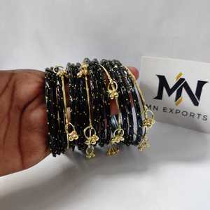 Fashionable Handmade Glass Kashmiri Bangles <b>Set</b> for Women Elegant Bridal Chudiyaan Angel Style Wedding Festive Daily Wear Glass - Product Image 6