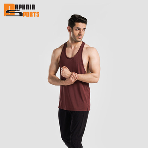 High Quality <b>Men's</b> <b>Sleeveless</b> Singlets Oversized Blank <b>Tshirt</b> Custom Logo Fitness Sports Plus Size <b>Men</b> Gym Tank Top - Product Image 3
